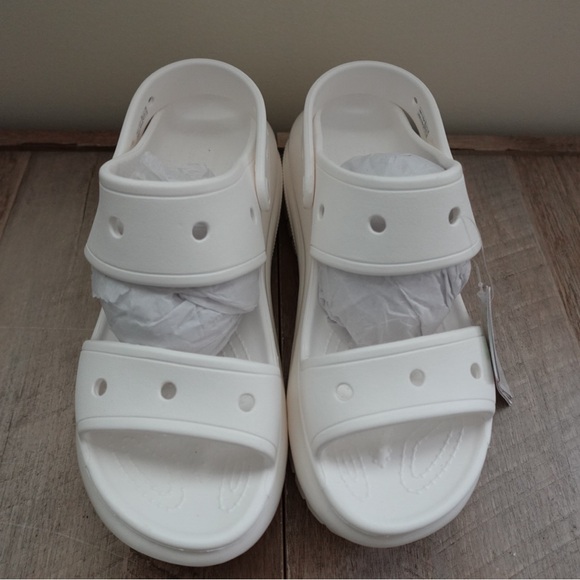Crocs Mega Crush Sandals White - Picture 5 of 11